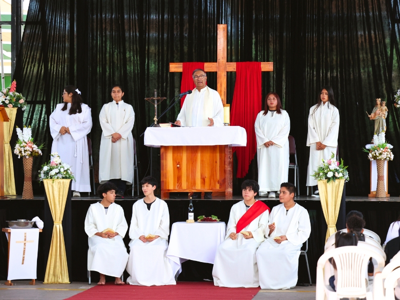 Significativa celebración de Jueves Santo marca a la comunidad salesiana