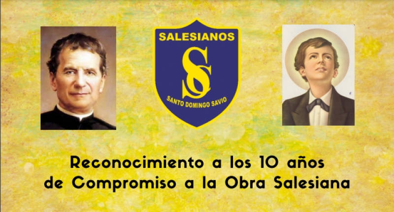 Reconocimiento 10 años de Compromiso Obra Salesiana